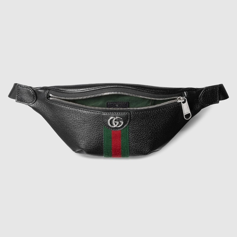 [True-to-ORIGINAL] Gvc*1 Ophidia Small Belt Bag Black For Men 30cm/11.8in 839106 AAE1B 1043