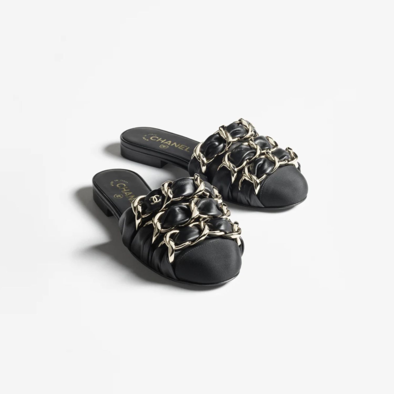 Ch**el Mules Black 15mm For Women – G46653-B21755-94305