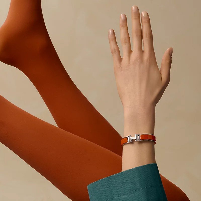 H**me5 Clic H Bracelet Orange H700001FP8APM