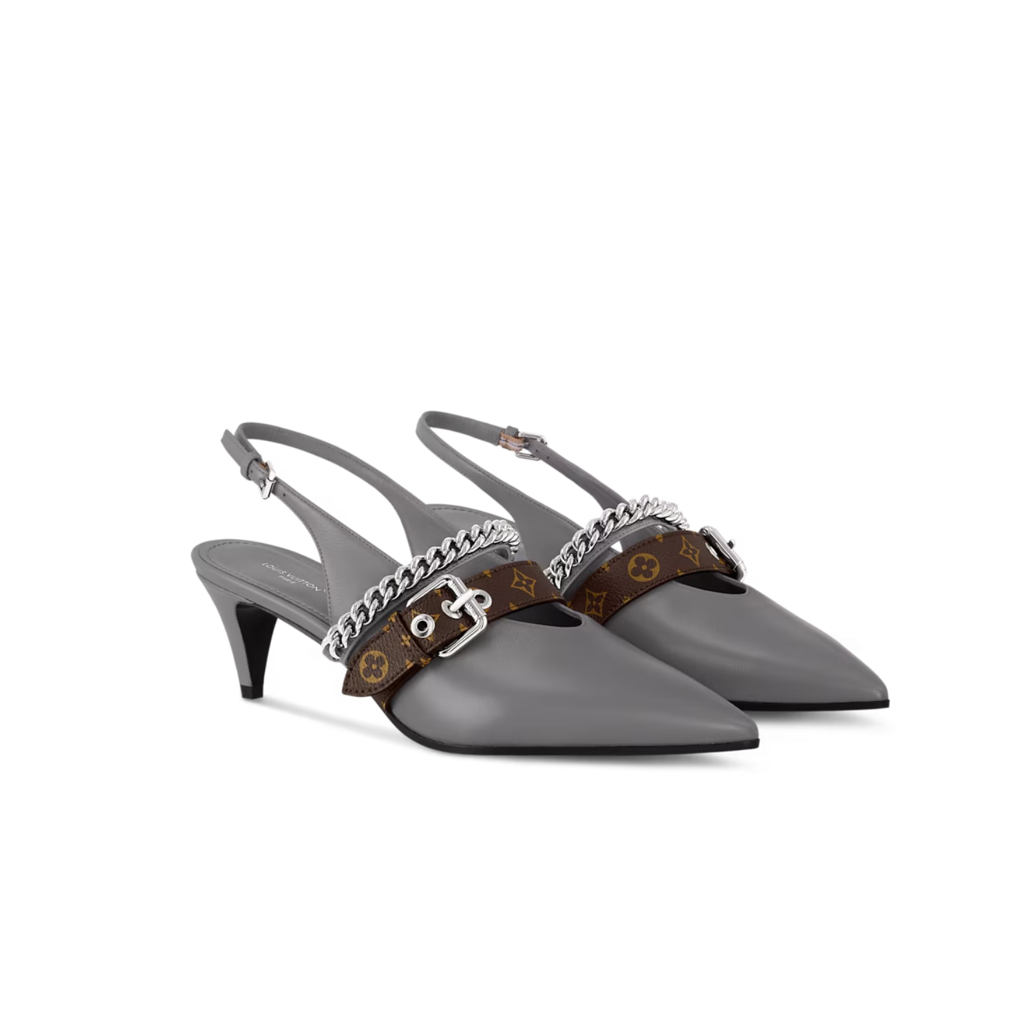 L0vis Vvtt0n LV Vibe Slingback Pump Gray For Women 1AHL15