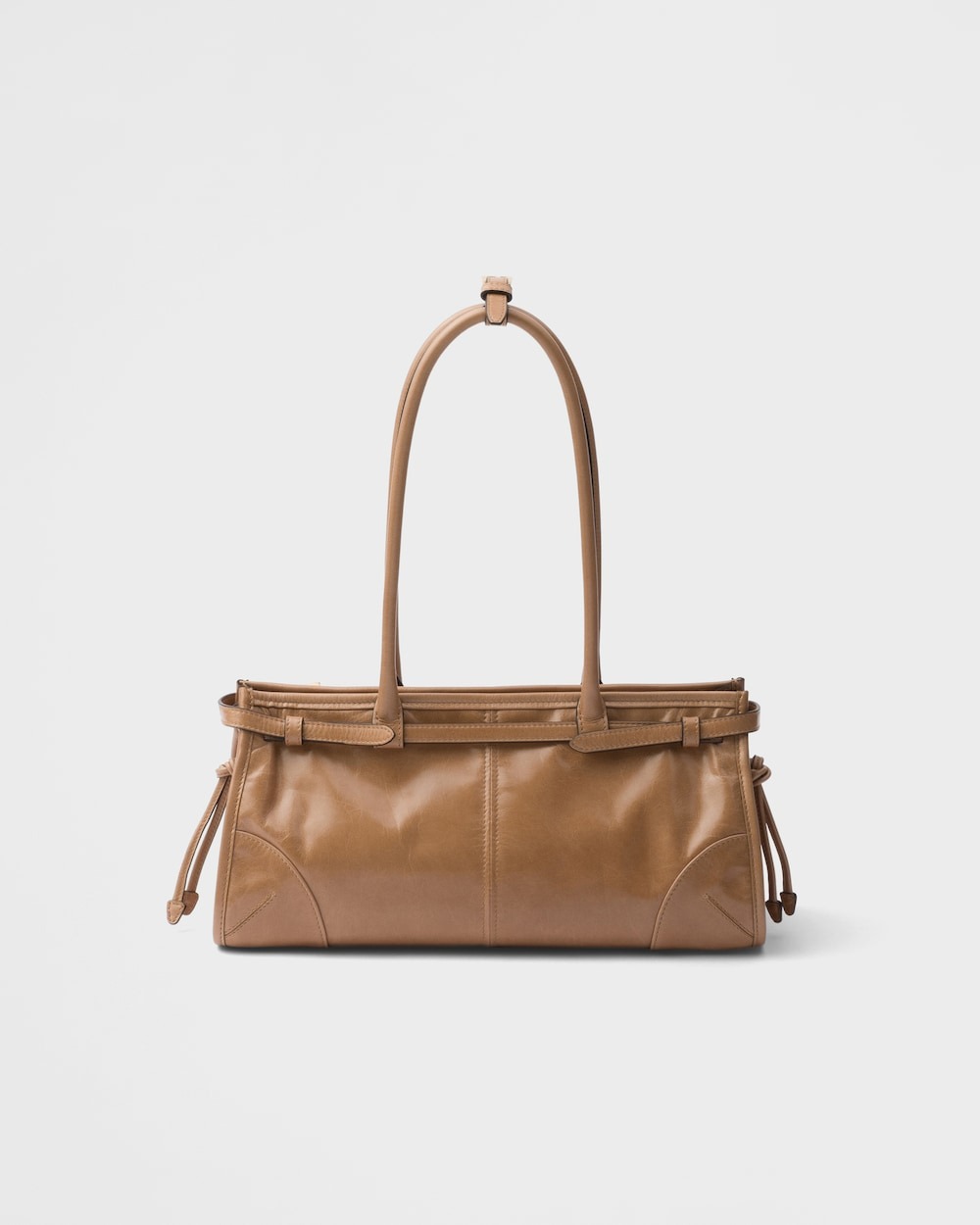 [True-to-ORIGINAL] Pra*a Bonnie Medium Shoulder Bag Cameo 32cm/13in – 1BA426_2CYR_F0LT6_V_MOO