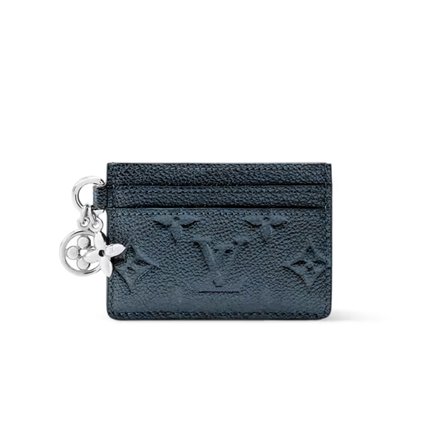 L0vis Vvtt0n LV Charms Card Holder Shimmery Ink For Women 4in/10cm M26525