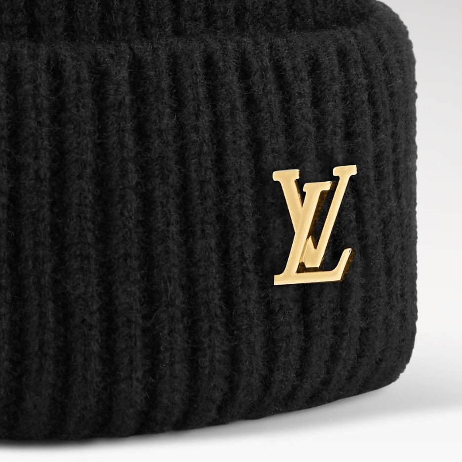 L0vis Vvtt0n LV Cold Spark Beanie Black For Women M79256