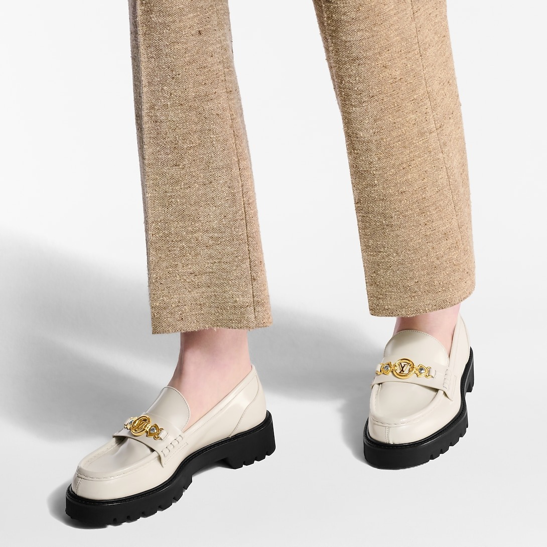 L0vis Vvtt0n District Flat Loafer Ecru For Women 1AGXIV