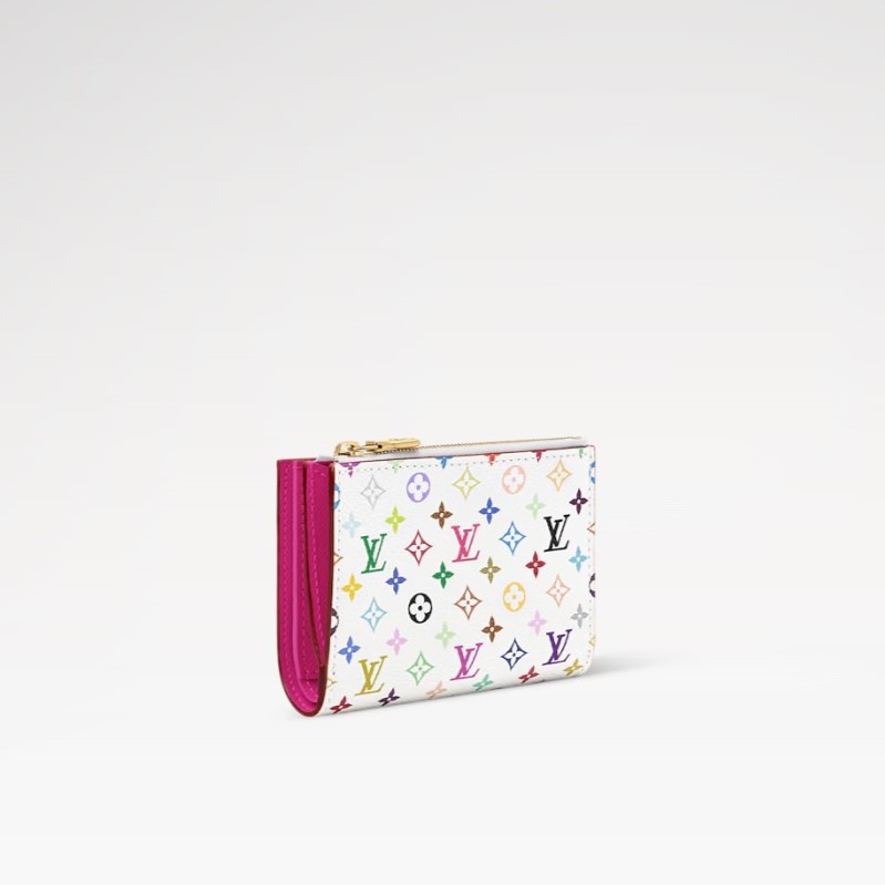 L0vis Vvtt0n LV x TM Lisa Wallet 4.5in/ 11cm Multicolor Gold Hardware For Women M27736