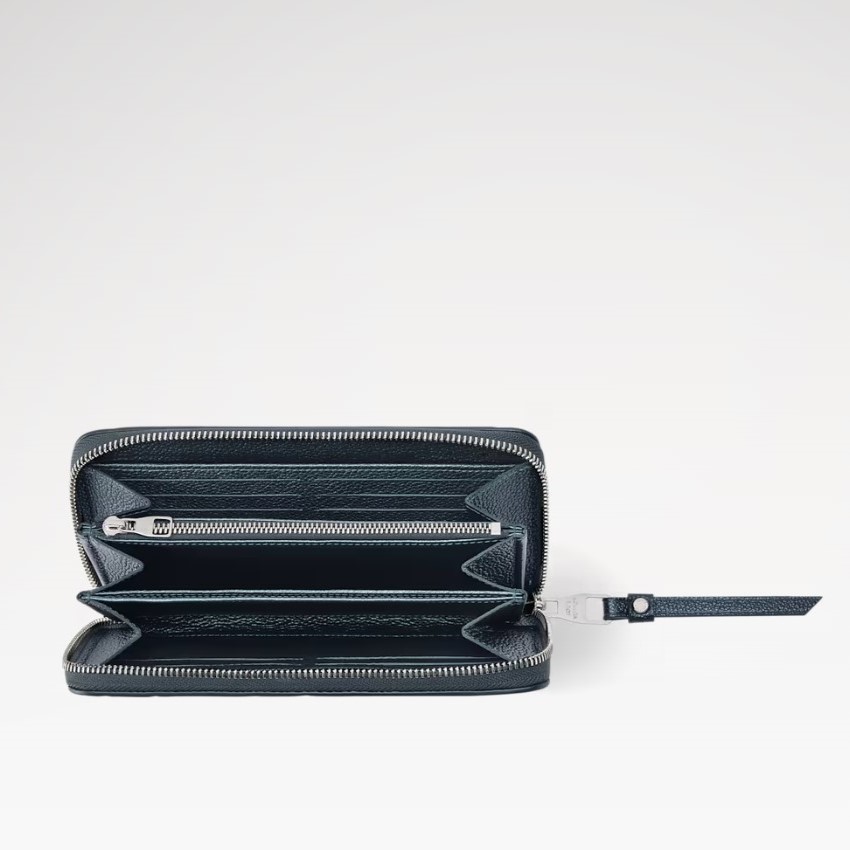 L0vis Vvtt0n Zippy Wallet Shimmery Ink For Women 7.7in/20cm M26529
