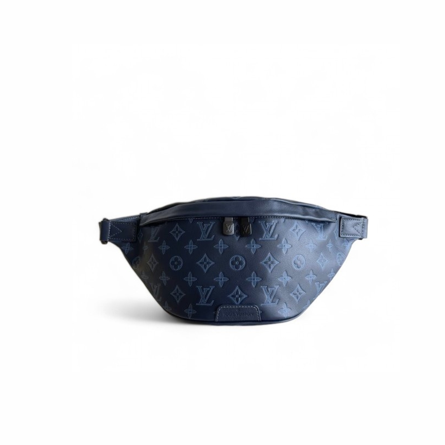 L0vis Vvtt0n Discovery Bumbag PM Monogram Shadow Navy Blue For Men, Men’s Belt Bags 17.3in/44cm LV M45729