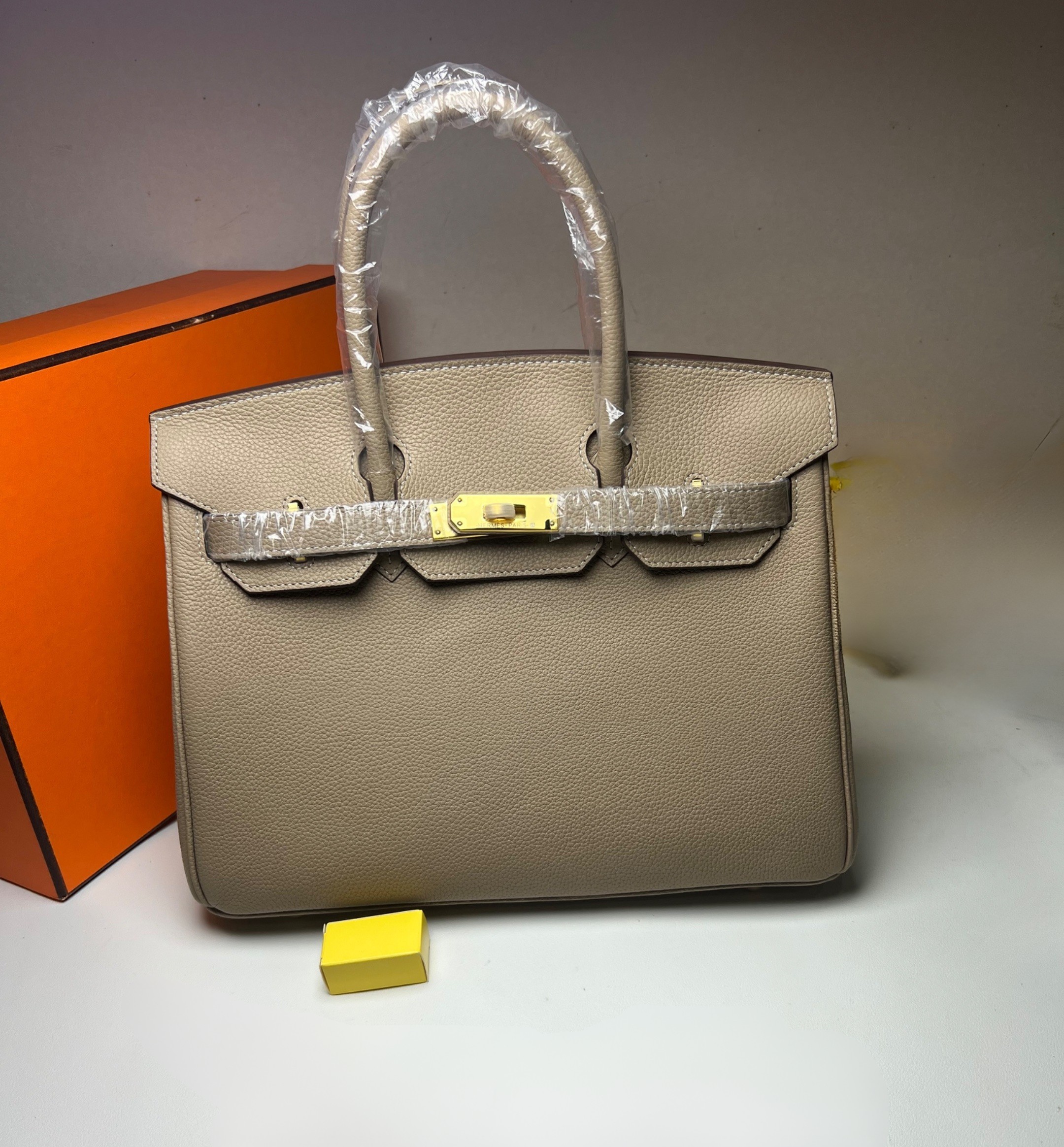 H**me5 Birkin 30 Beton Togo Light Brown For Women 30cm / 11.8in