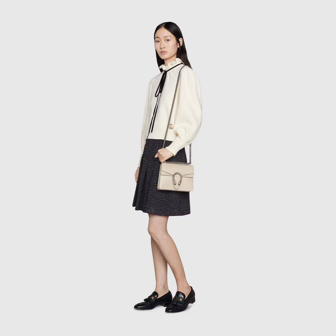 Gvc*1 Dionysus Mini Bag White For Women 7.5in/20cm GG 421970 0K7JN 9680