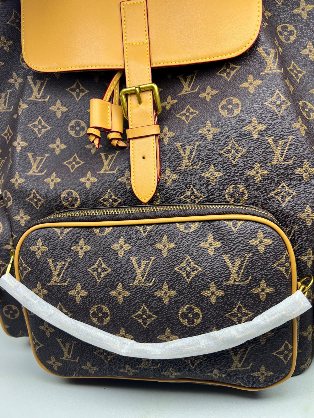 L0vis Vvtt0n Trio Backpack Monogram Canvas By Virgil Abloh For Men, Men’s Bags 44cm LV M44658