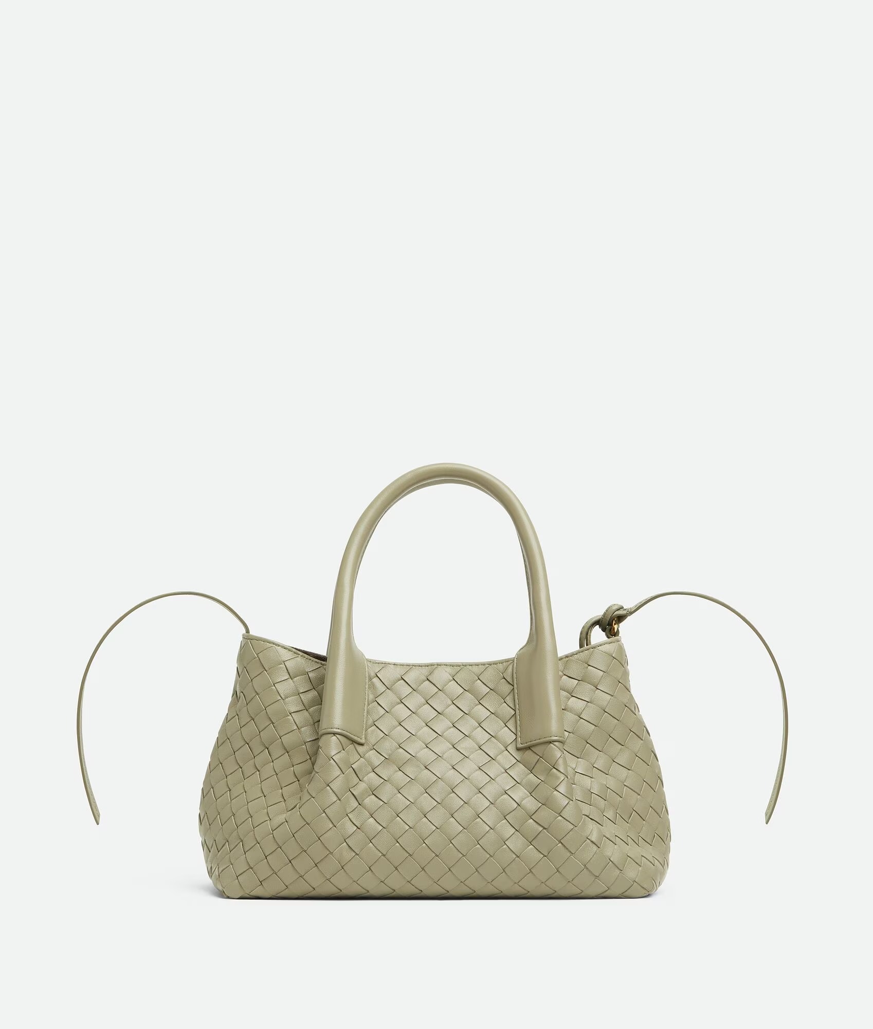 [True-to-ORIGINAL] B0tt*ga Ven*ta Small Pinacoteca Travertine For Women 24cm/9.4in – 819004V5AG13055