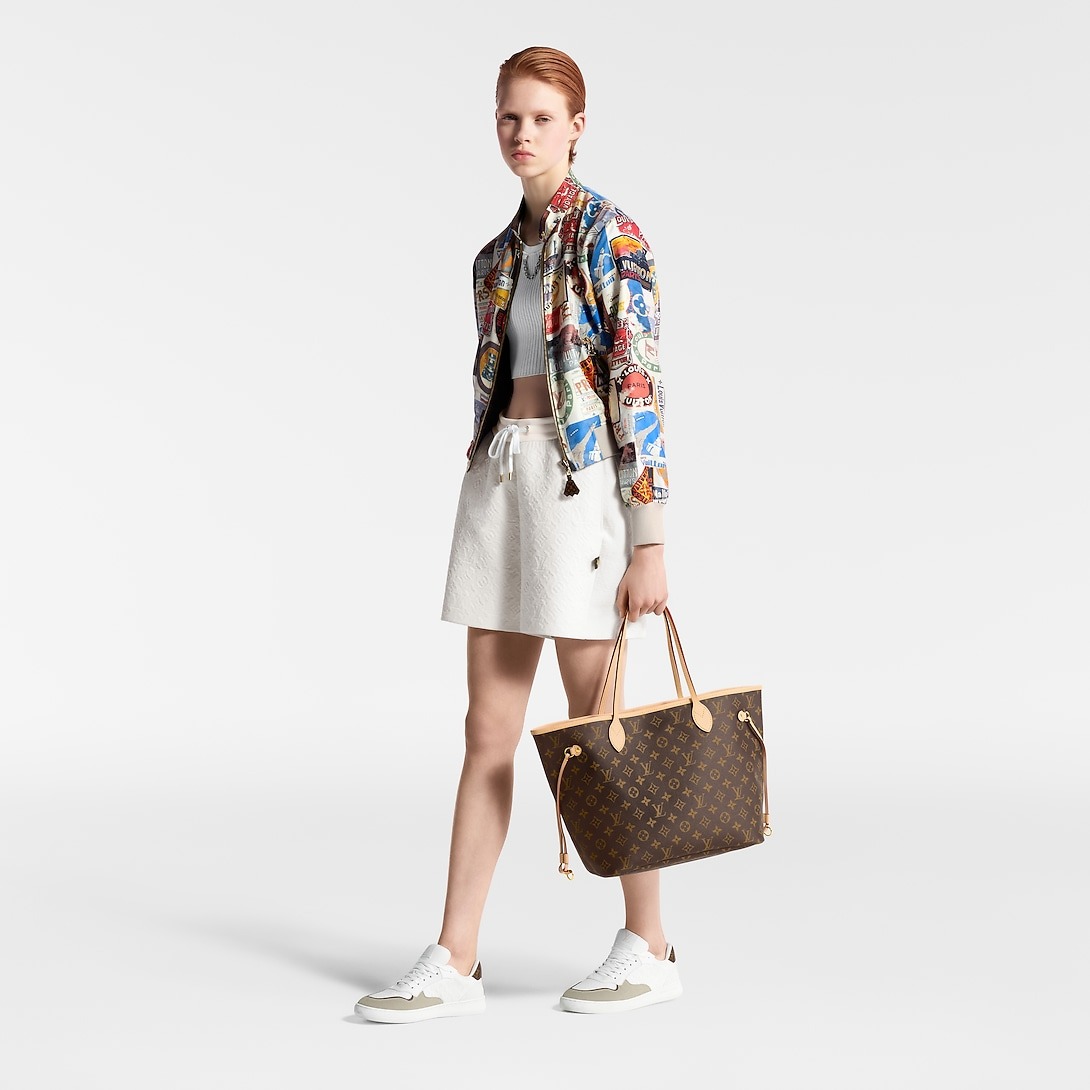 [True-to-ORIGINAL] L0vis Vvtt0n Neverfull MM Tote Bag Monogram Canvas Brown For Women 12.6in/32cm LV M40995