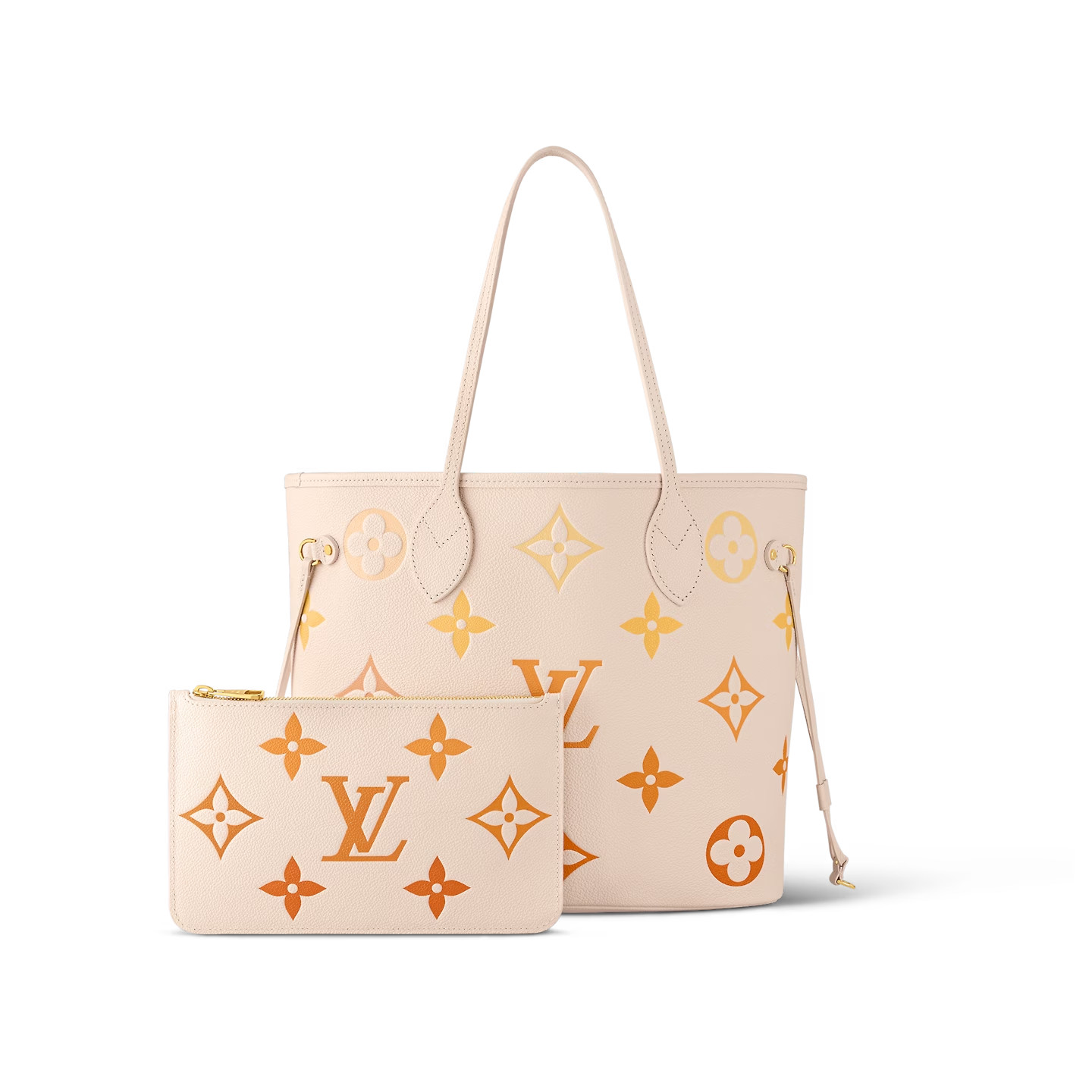 L0vis Vvtt0n Neverfull MM Beige Bag For Women M46516- 12.2 Inches/ 30.9 Cm
