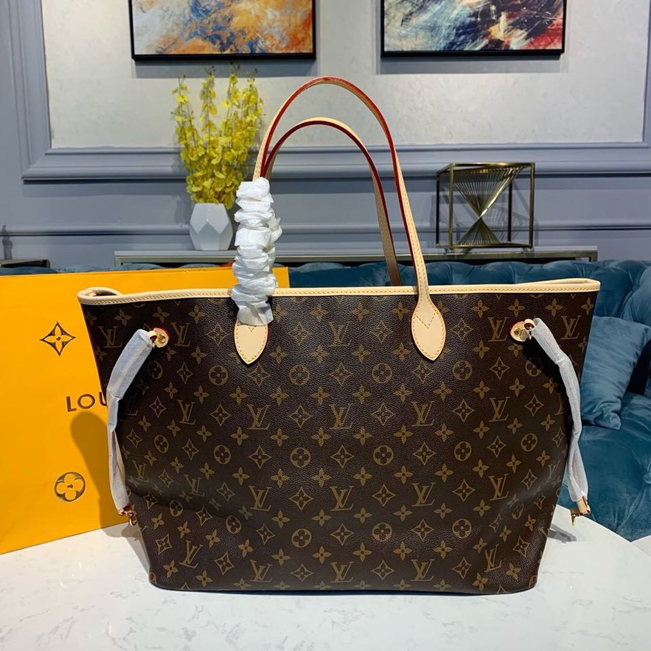 L0vis Vvtt0n Neverfull GM Tote Bag Monogram Canvas Pivoine Pink For Women, Women’s Handbag, Shoulder Bags 15.7in/39cm LV M41180