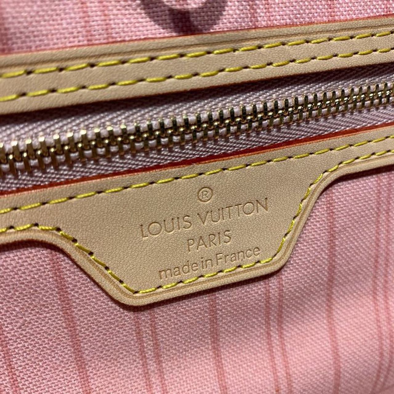 L0vis Vvtt0n Neverfull GM Tote Bag Damier Azur Canvas Rose Ballerine Pink For Women, Women’s Handbags, Shoulder Bags 15.4in/39cm LV N41604