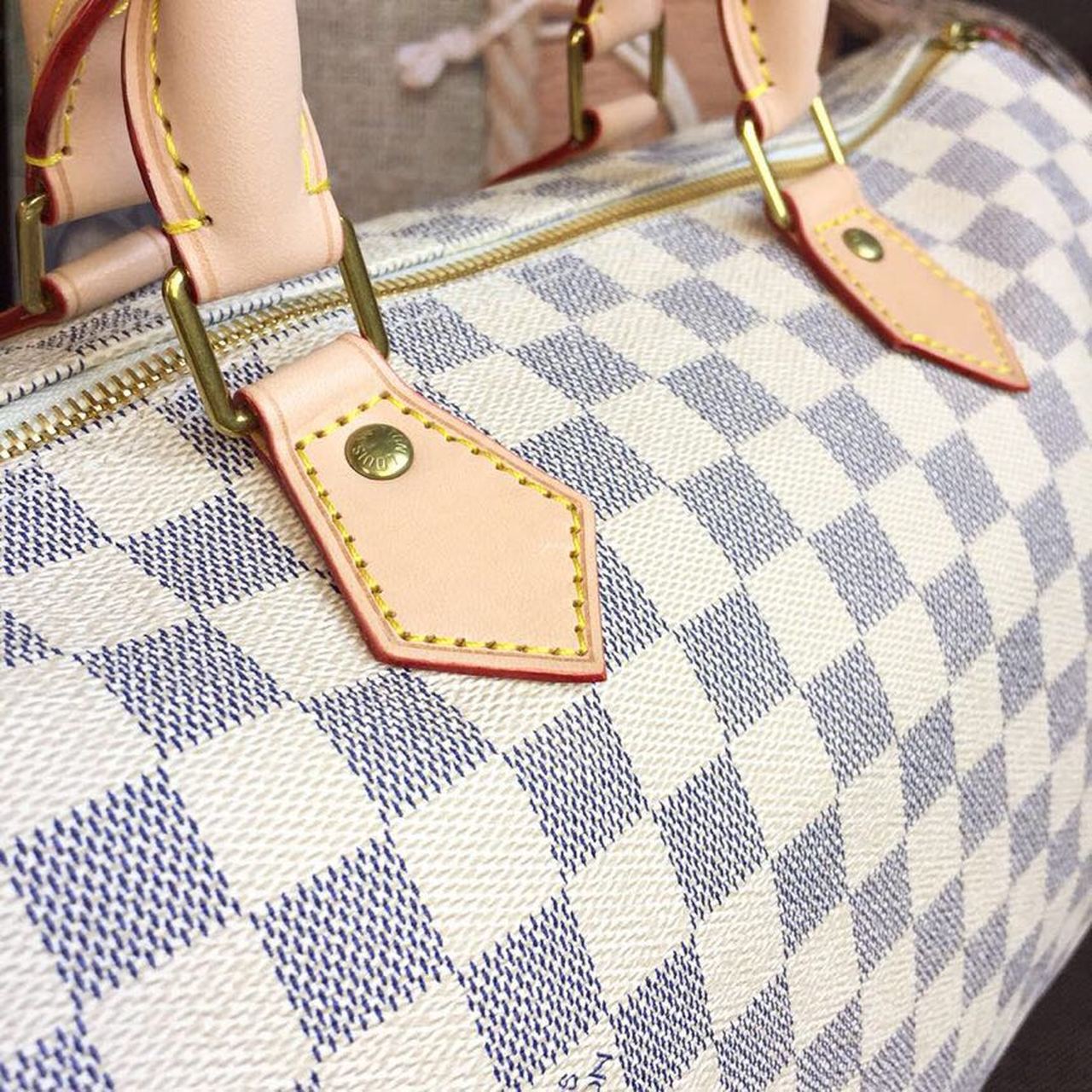L0vis Vvtt0n Speedy 35 Damier Azur Canvas For Women, Women’s Handbags 13.8in/35cm LV N41369