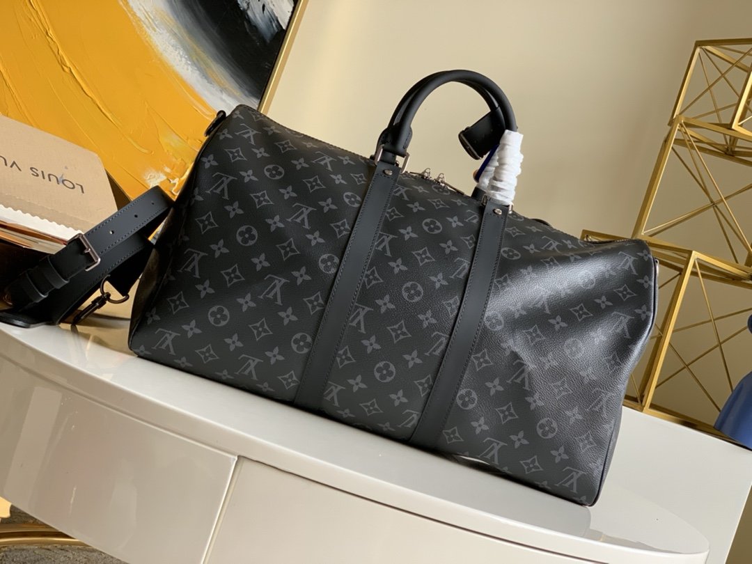 L0vis Vvtt0n Keepall Bandouliere 45 Monogram Eclipse Canvas 17.7in/45cm LV M40569