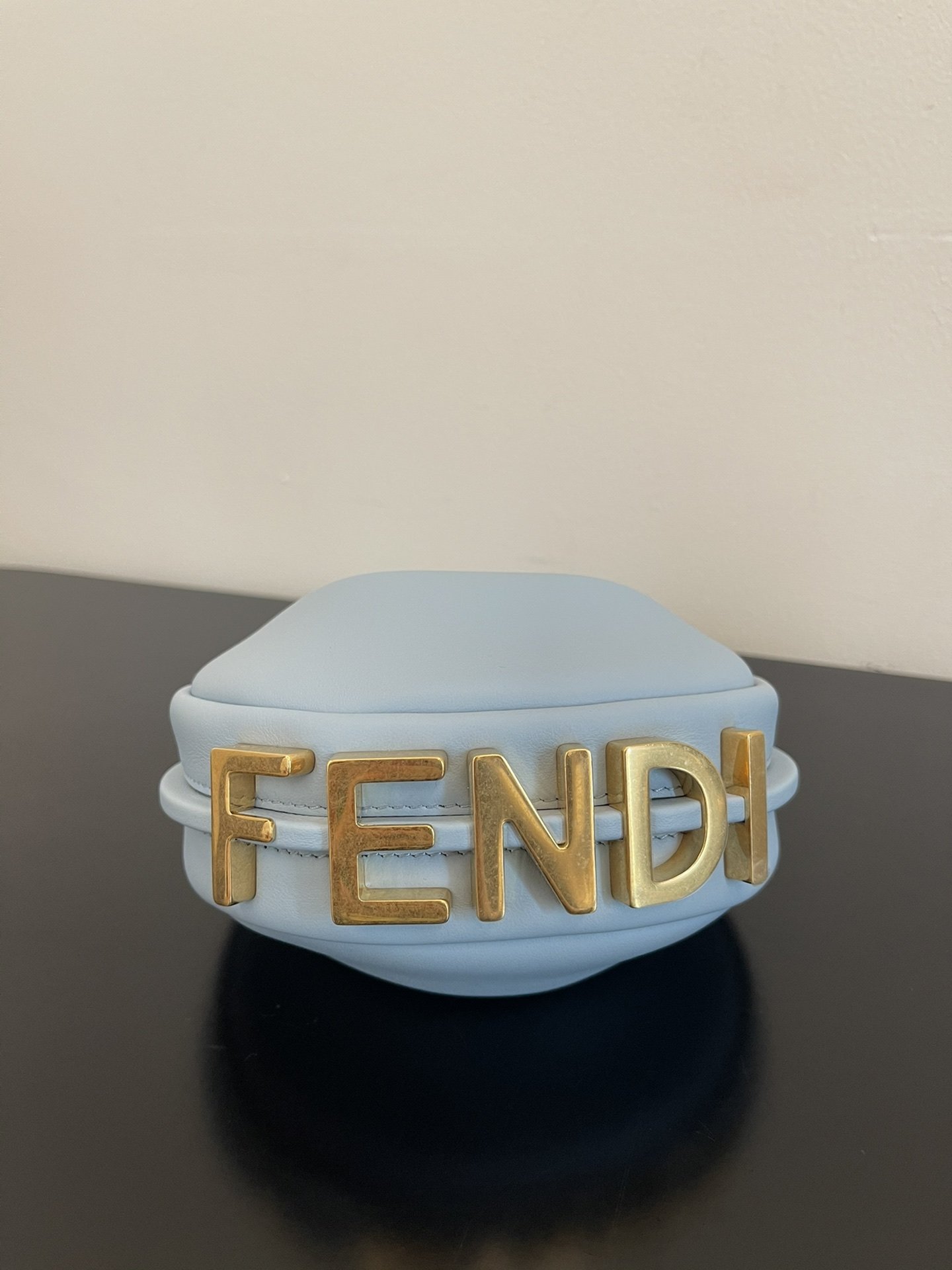 F**di Nano F**digraphy Blue For Women, Women’s HandBags 6.7in/17cm FF 7AS089