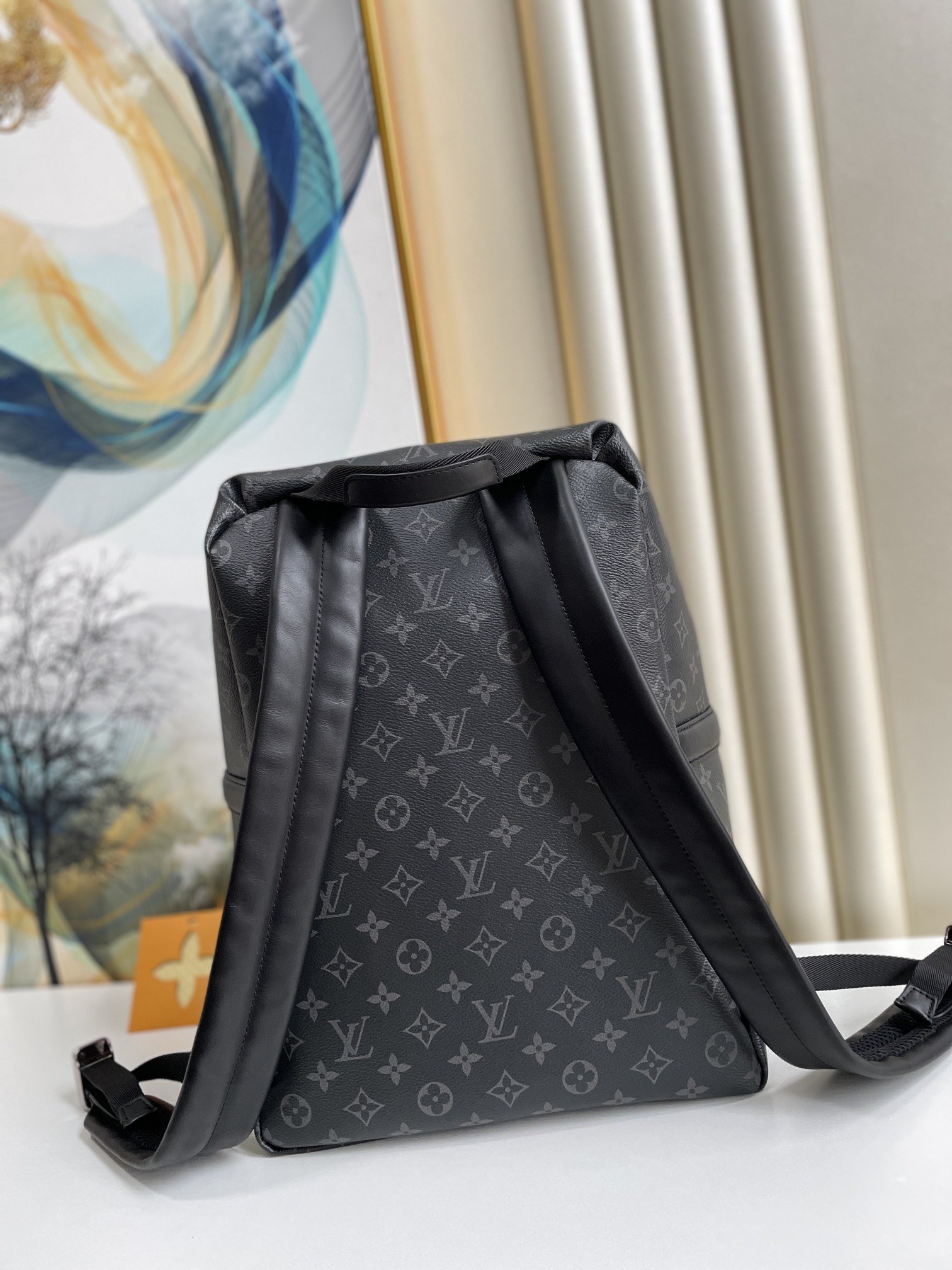 L0vis Vvtt0n Discovery Backpack PM Monogram Eclipse Canvas For Men, Men’s Bags 11.8in/30cm LV M43186