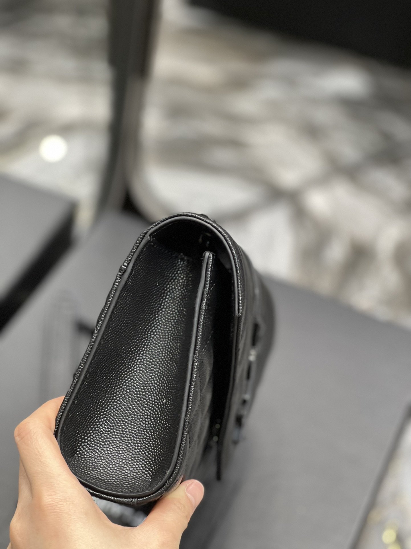 Sa1nt Lau*nt Small Bag Black In Mix Matelasse For Women 8.2in/21cm Y51 600195BOW981000