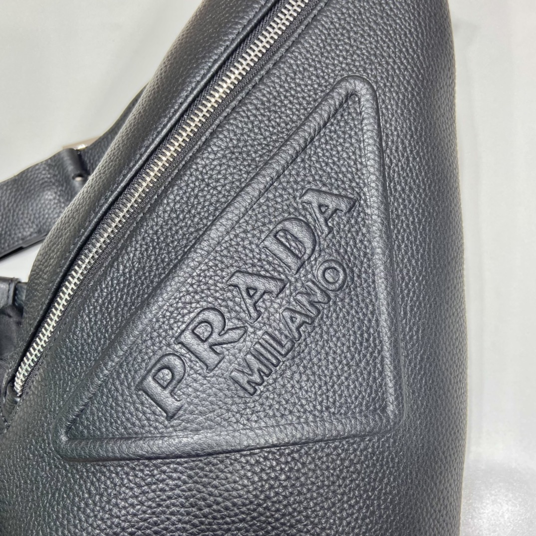 [True-to-ORIGINAL] Pra*a Cross Bag Black For Women, Women’s Bags 12.6in/32cm 2VZ098_2BBE_F0002_V_OLO