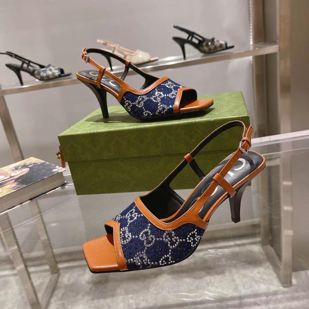 Gvc*1 Women’s GG Slingback Mid-Heel Pump Orange For Women GG