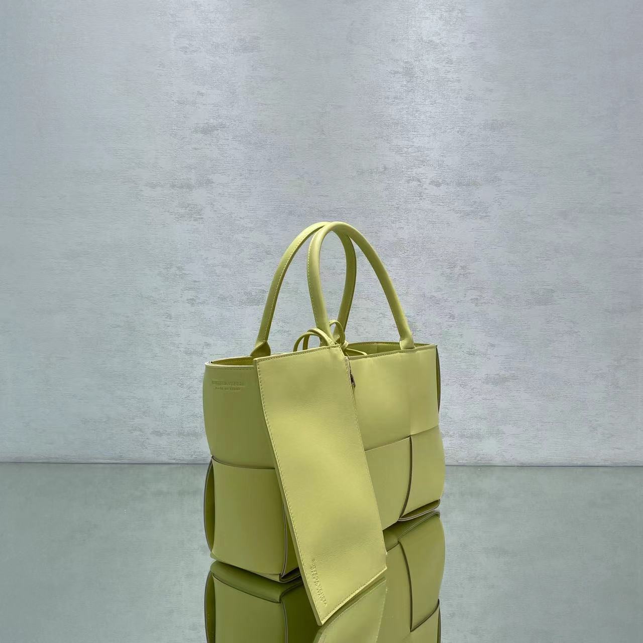 B0tt*ga Ven*ta Small Arco Tote Bag Yellow, For Women, Women’s Bags 14.2in/36cm