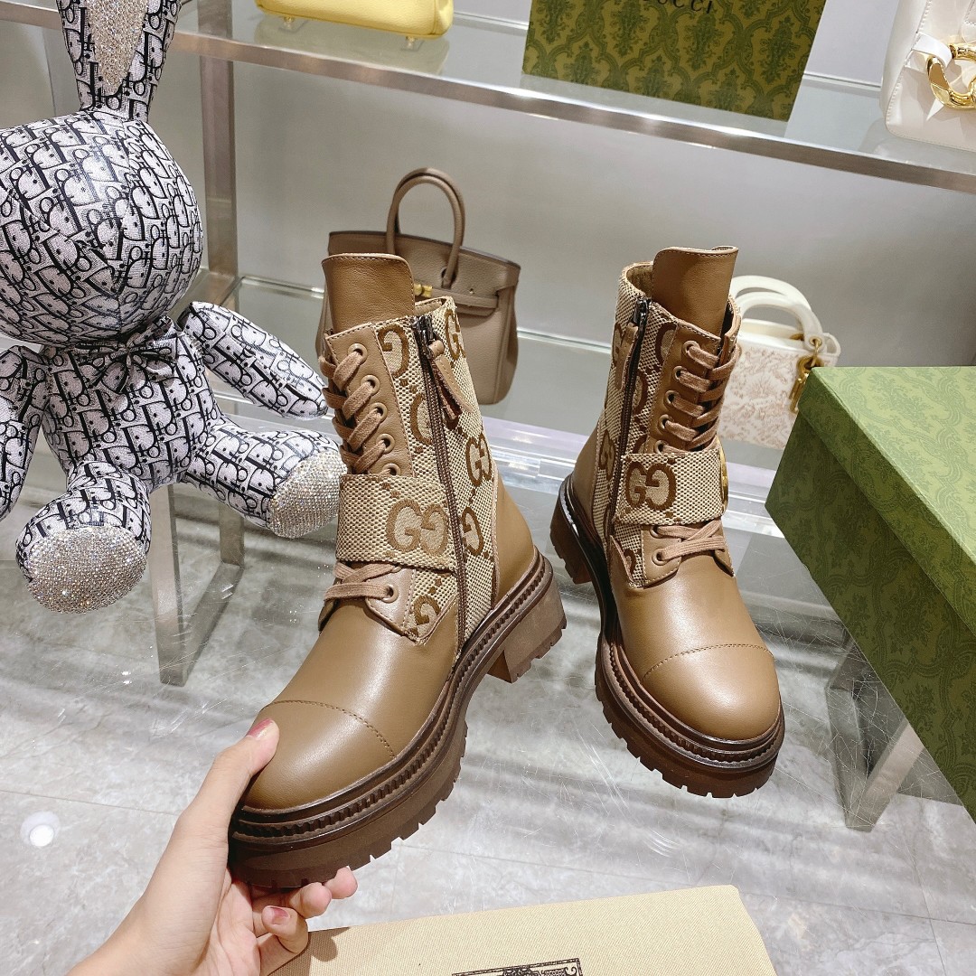 Gvc*1 Blondie Women’s Ankle Boots Beige For Women GG