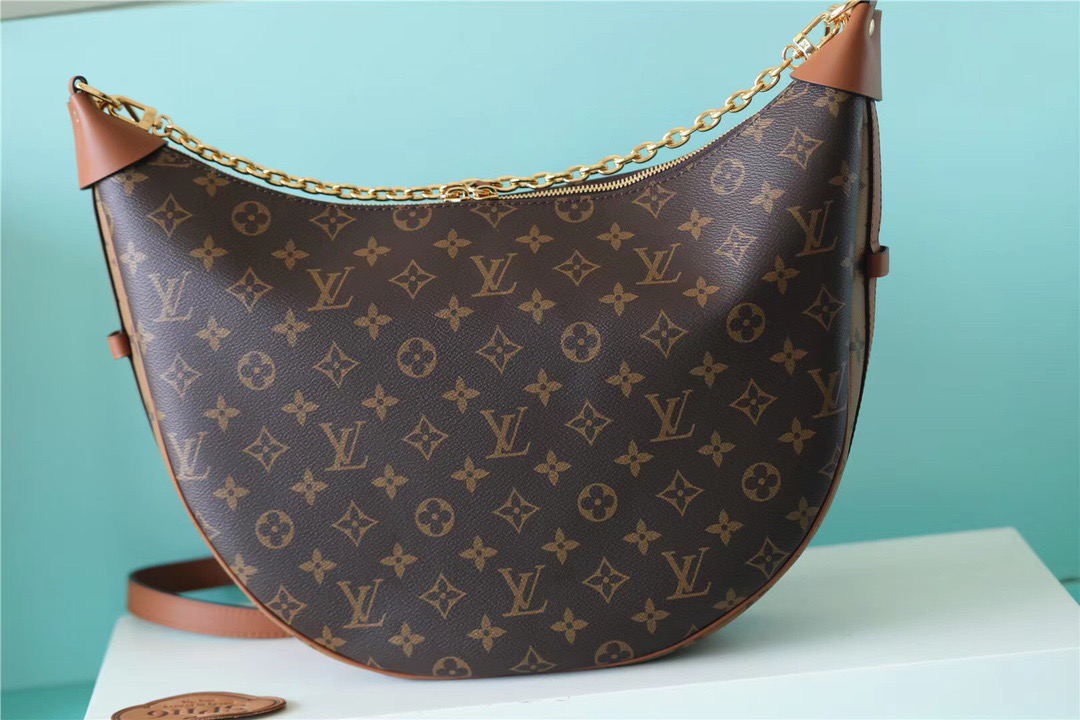 L0vis Vvtt0n Loop Monogram Canvas By Nicolas Ghesquiere For Women, Women’s Handbags, Shoulder And Crossbody Bags 38cm/15in LV