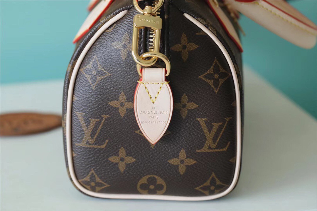 L0vis Vvtt0n Speedy Bandouliere 20 Monogram Canvas Black For Women, Women’s Handbags, Shoulder And Crossbody Bags 20cm/7.9in LV M46234