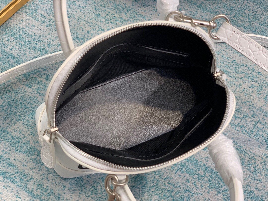 Ba1en*iaga Ville Mini Handbag In White, For Women, Women’s Bags 7in/18cm