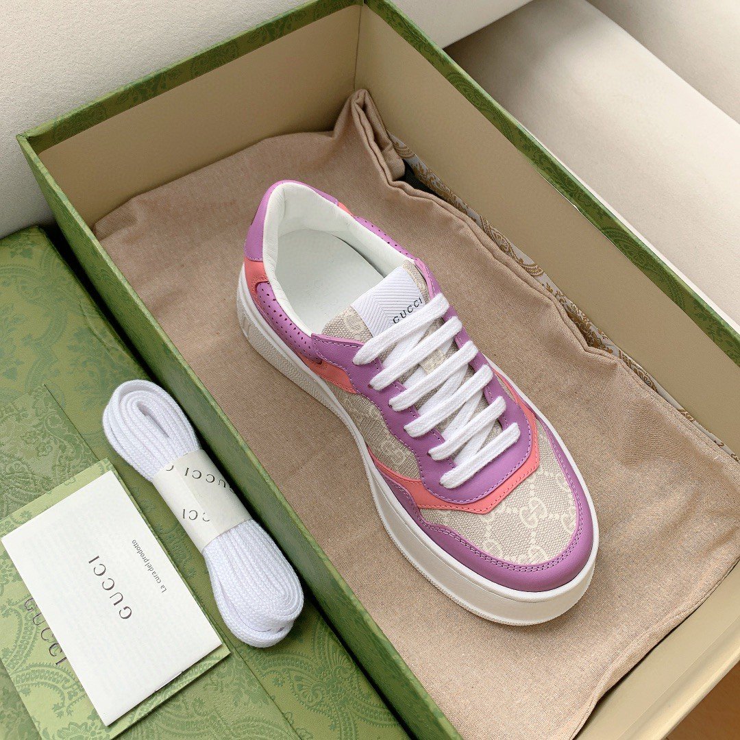 Gvc*1 Women’s GG Sneaker Pink And Purple Svp*me For Women ‎‎670408 UPG90 5471
