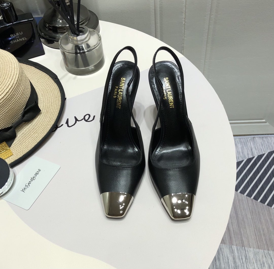 Sa1nt Lau*nt Women’s Blade Slingback Pumps Black For Women Y51