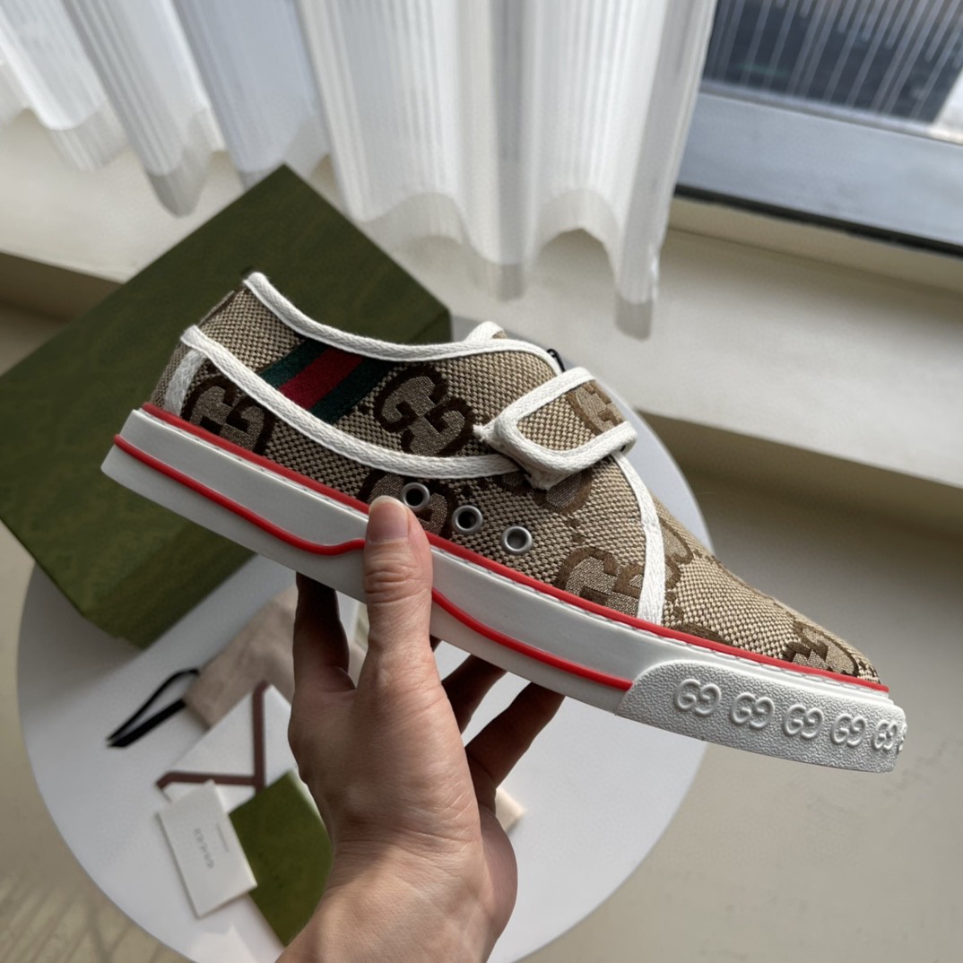 Gvc*1 Women’s Maxi GG Tennis 1977 Sneaker Brown For Women ‎692918 UKO70 2584