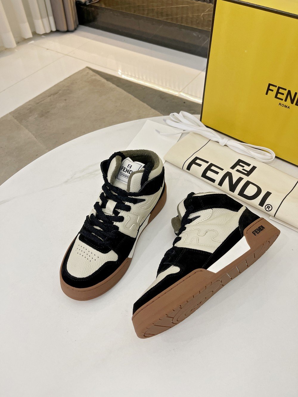 F**di Low Tops In Black For Women