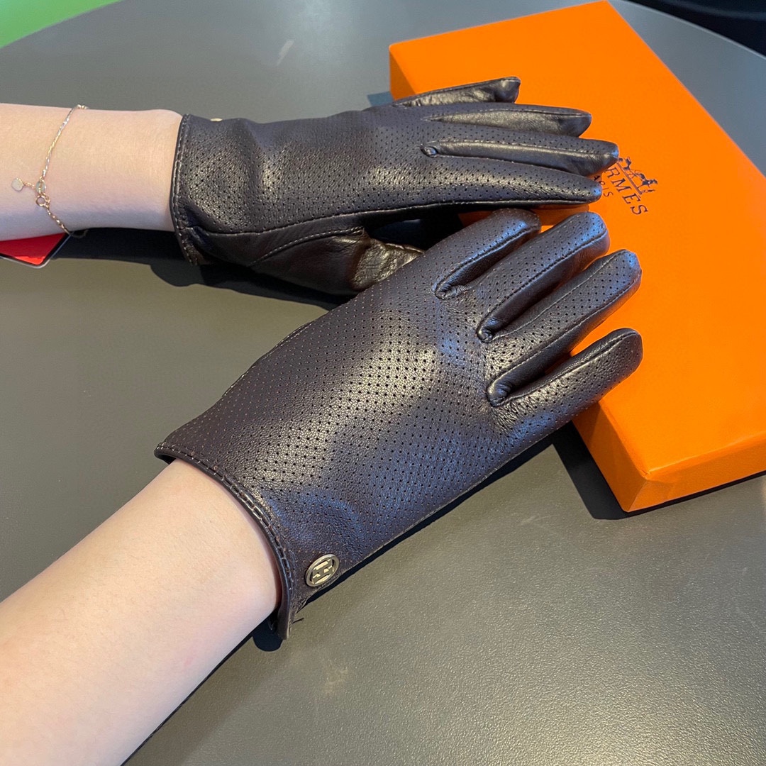 H**me5 Soya Gloves In Dark Purple