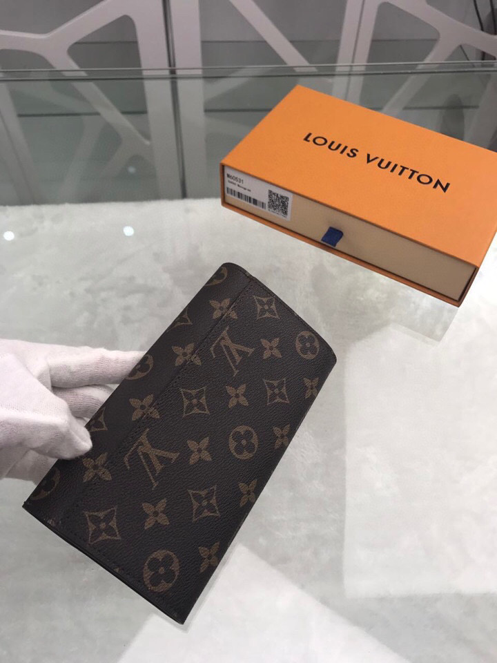 L0vis Vvtt0n Sarah Wallet Monogram Canvas For Women, Women’s Wallets 7.5in/19cm LV M60531
