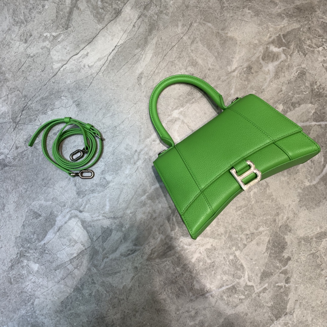 Ba1en*iaga Hourglass Small Handbag In Green, For Women, Women’s Bags 9in/23cm