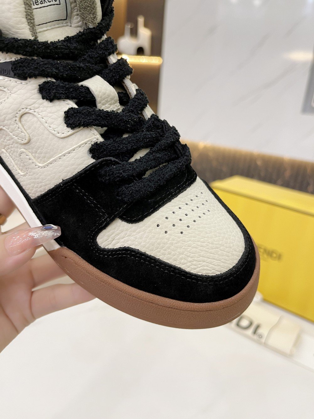 F**di Low Tops In Black For Women