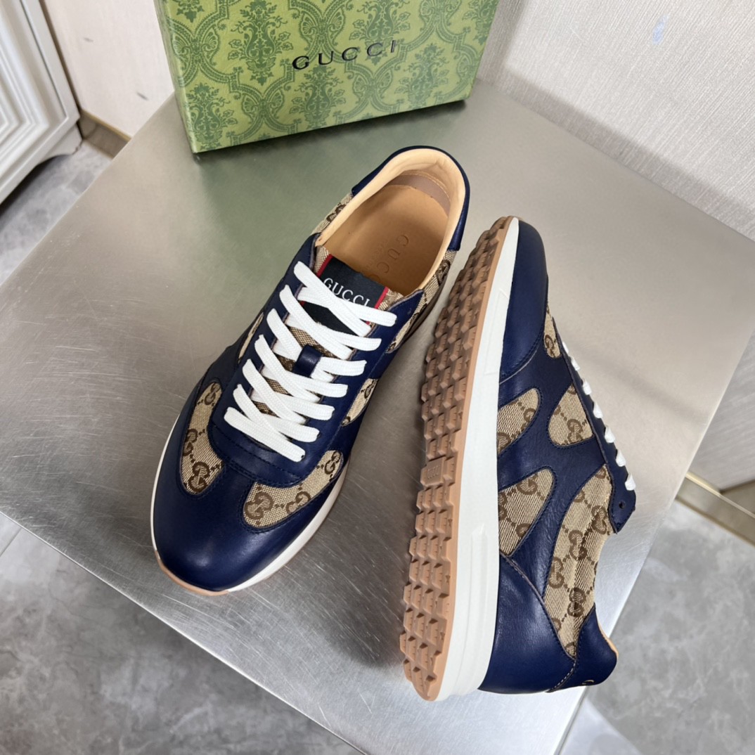 Gvc*1 Men’s GG Sneakers Blue For Men 675840