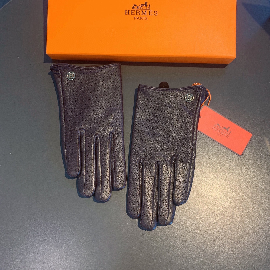 H**me5 Soya Gloves In Dark Purple