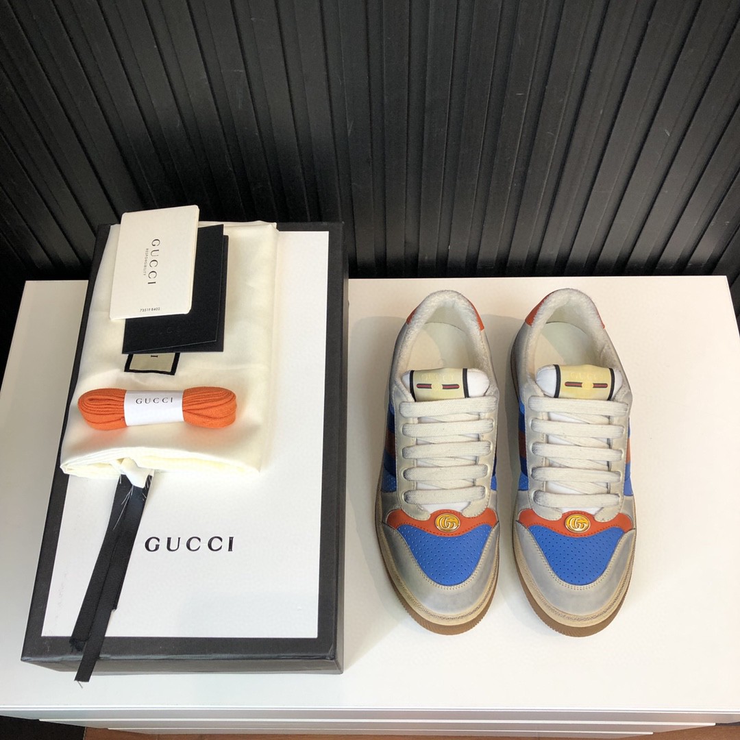Gvc*1 Women’s Screener Low-Top Blue White For Women 546163 0YI20 9581