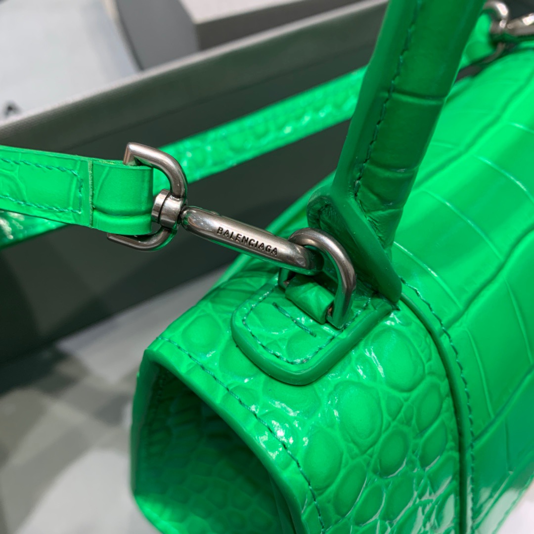 Ba1en*iaga Hourglass XS Handbag In Bright Green, For Women, Women’s Bags 7.4in/19cm