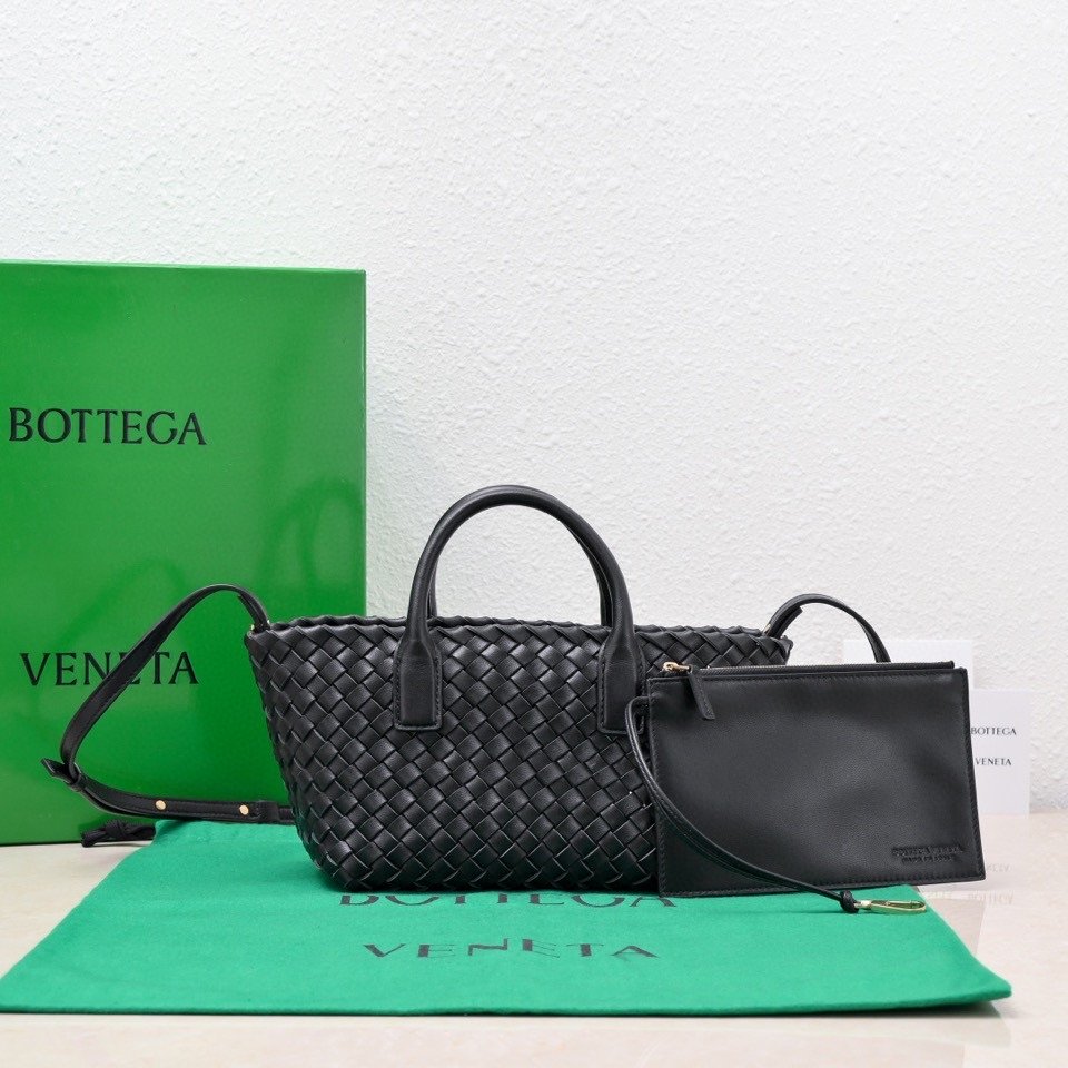 B0tt*ga Ven*ta Mini Cabat Black, For Women, Women’s Bags 7.9in/20cm 709464V1OW18425