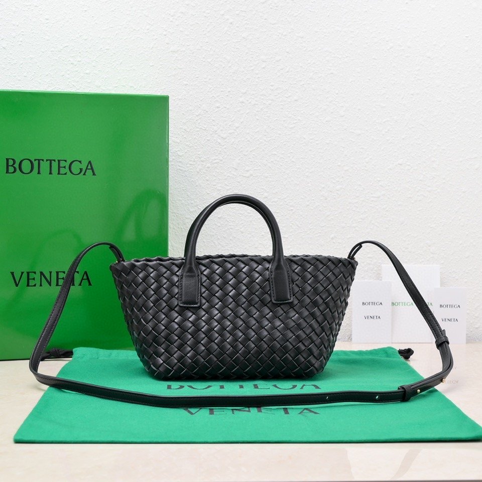 B0tt*ga Ven*ta Mini Cabat Black, For Women, Women’s Bags 7.9in/20cm 709464V1OW18425