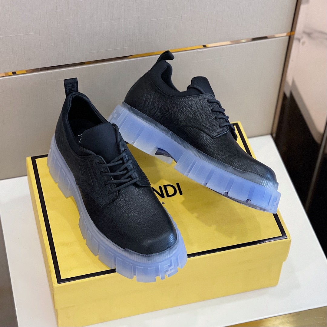 F**di Force Black Boots For Men