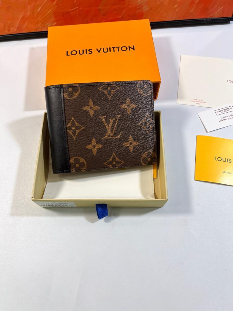 L0vis Vvtt0n Multiple Wallet Monogram Macassar Black For Men, Men’s Wallet 12cm LV M69408