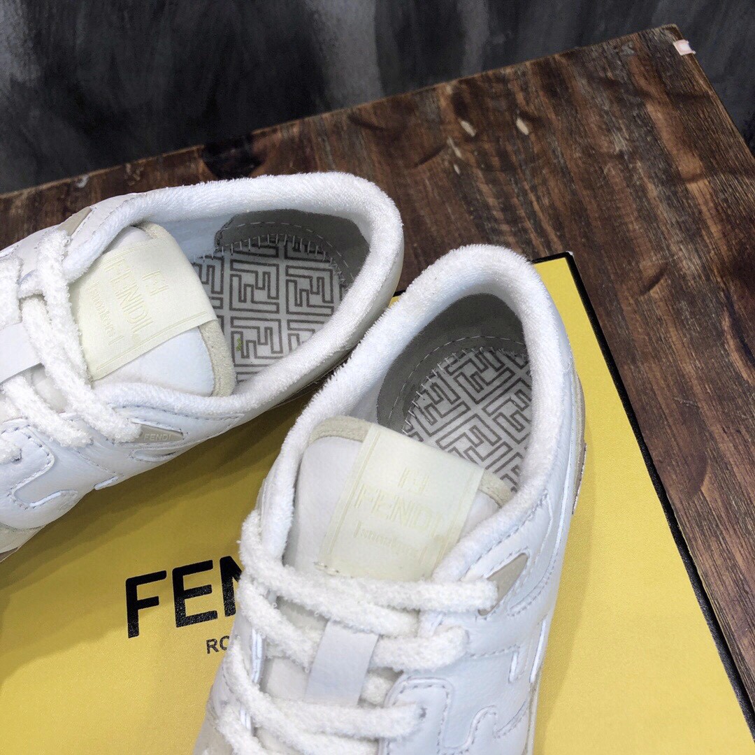 F**di Match Low Tops Sneakers White For Men 7E1493AHH2F1FHS