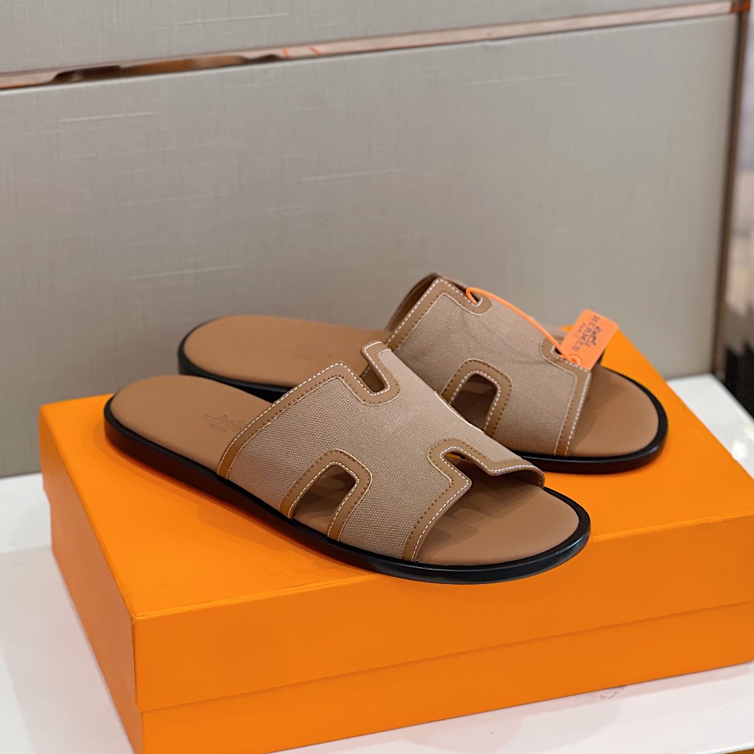 H**me5 Izmir Sandal Naturel For Men