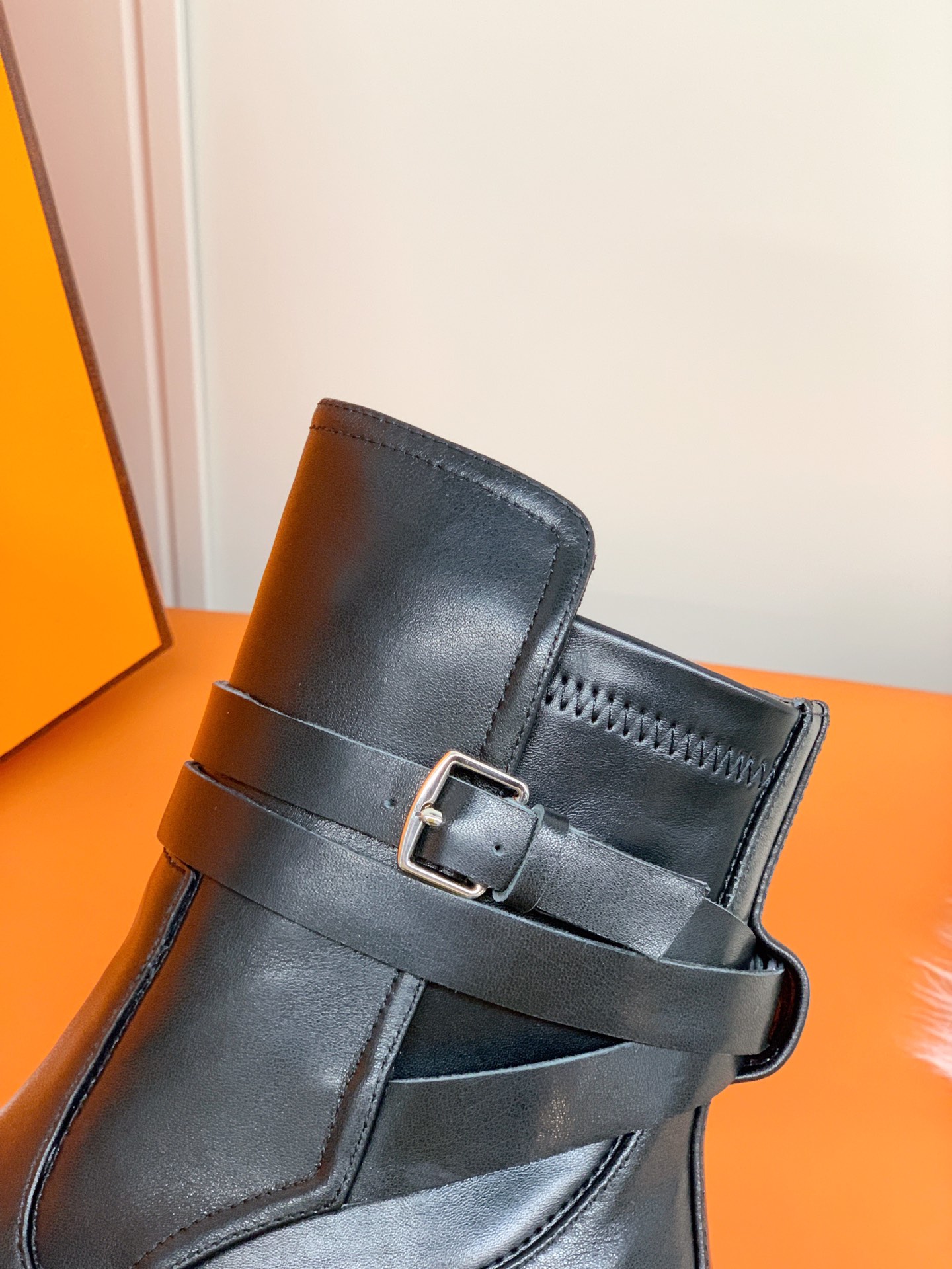 H**me5 Frenchie 70 Ankle Boots Black For Women 2.8in/7cm